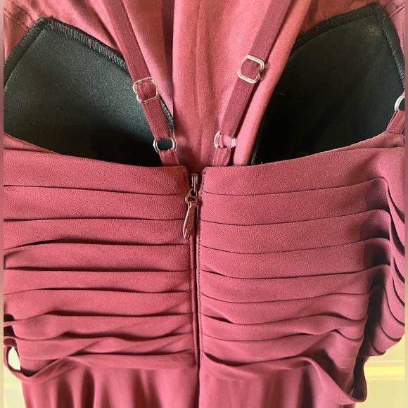 Azazie Cabernet Melinda bridesmaids dress. Size A6. - Picture 5 of 8